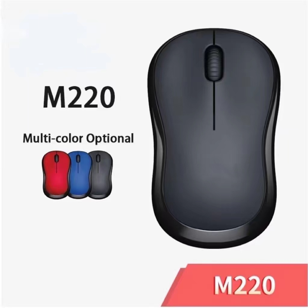 M220 Wireless Mouse Silent Mouse With 2.4ghz Highquality Optical