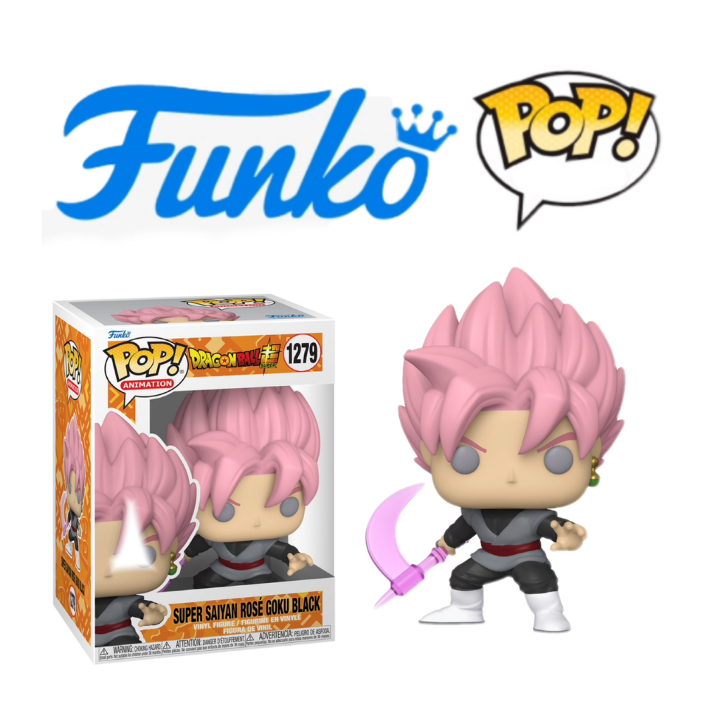 Original Funko Pop Vinyl Super Saiyan Rose Goku Black 1279 Animation Dragon Ball 58015 Series 2606