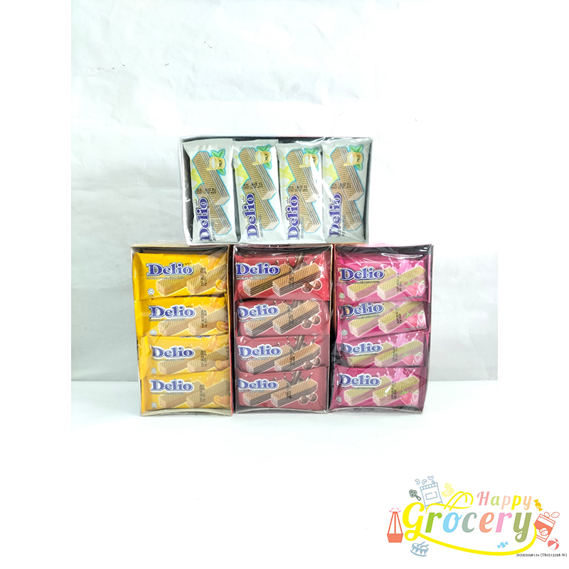 Delio Wafer, Assorted Flavor 16g x 24pcs | Shopee Malaysia