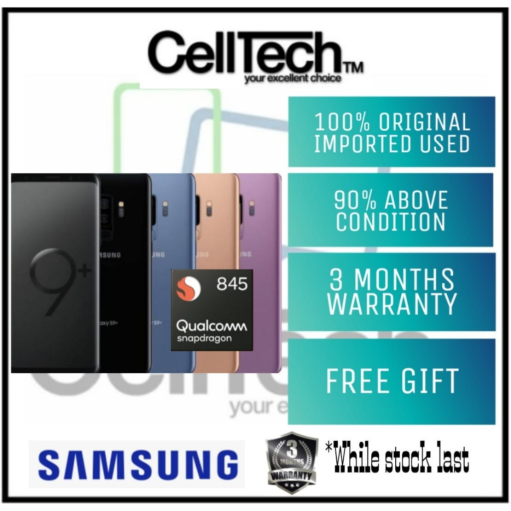 ORIGINAL USED SAMSUNG Galaxy S9 Plus (G965) S9 (G960) - IMPORTED ...