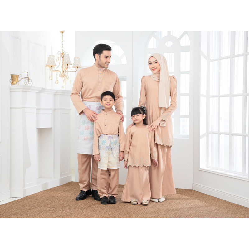 Set Raya 2023 Set Family Nude Baju Kurung Moden Maryam Baju Raya ...