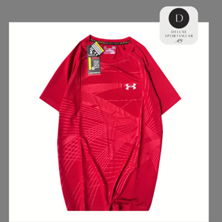 Sportswear AD Logo Running Shirt Polyester Dry Fit Jersey Short Sleeve  Round Neck Training Jersi T-Shirt Baju Sukan