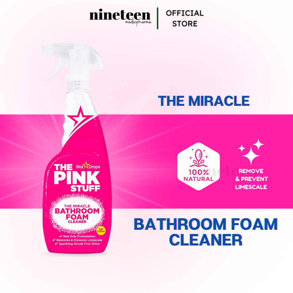 The Pink Stuff The Miracle Bathroom Foam Cleaner (750ml) Shopee Malaysia