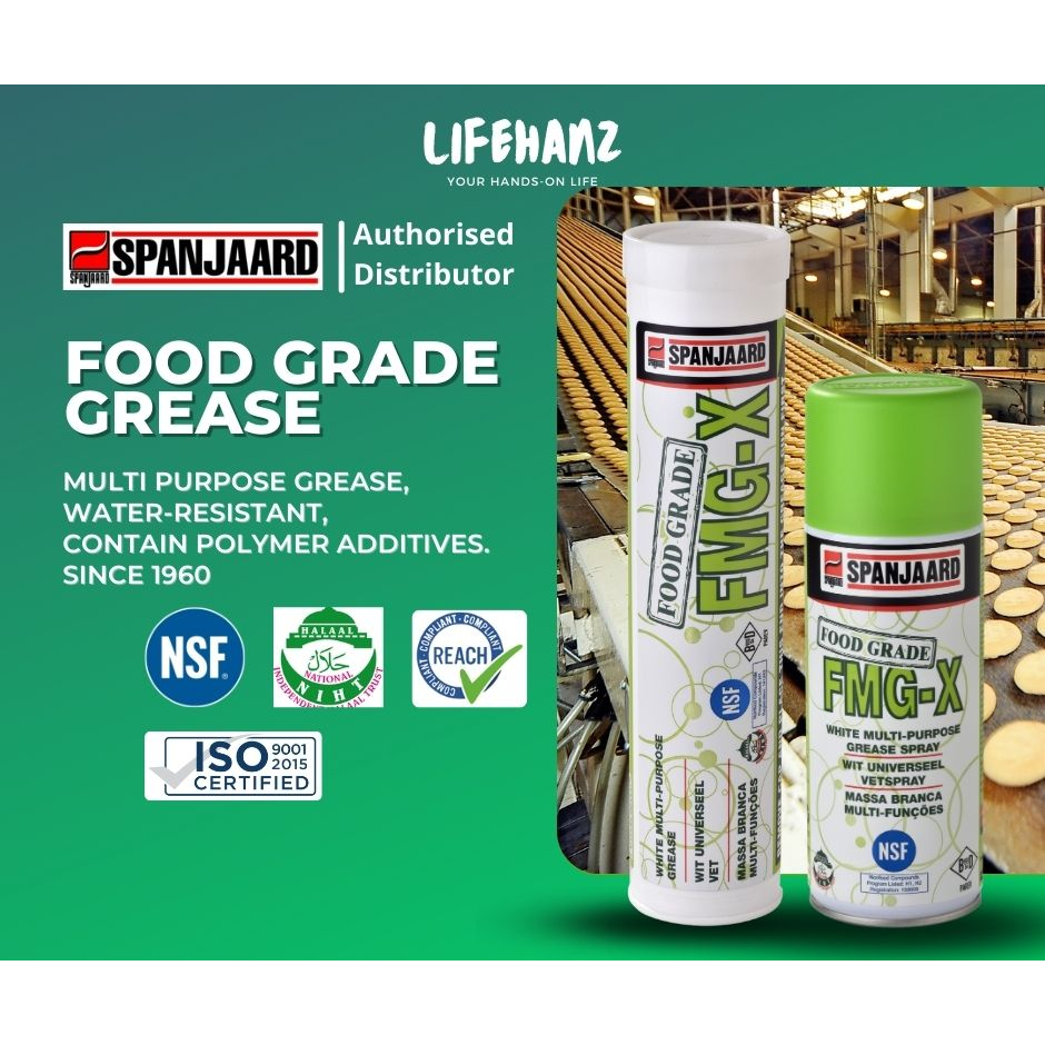 Spanjaard Food Grade Grease (Spray/Grease)400ml/400g Shopee Malaysia