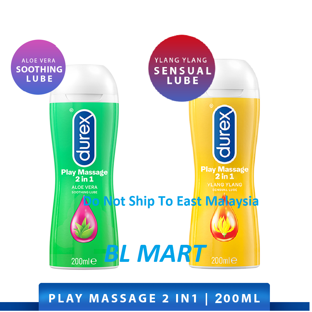 Durex Play Massage 2 in 1 Lube Lubricant Gel (Aloe Vera/Ylang Ylang