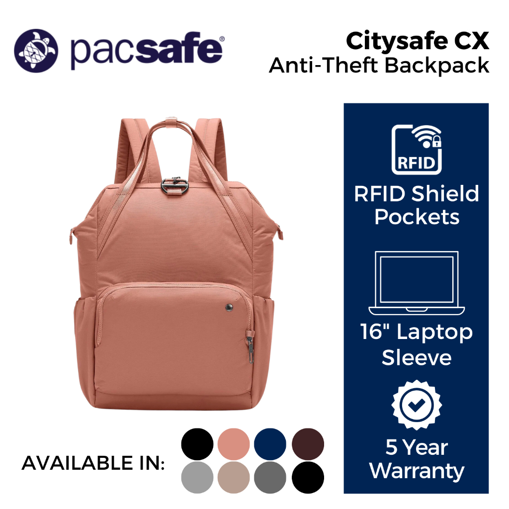 Pacsafe Citysafe CX AntiTheft Backpack Shopee Malaysia