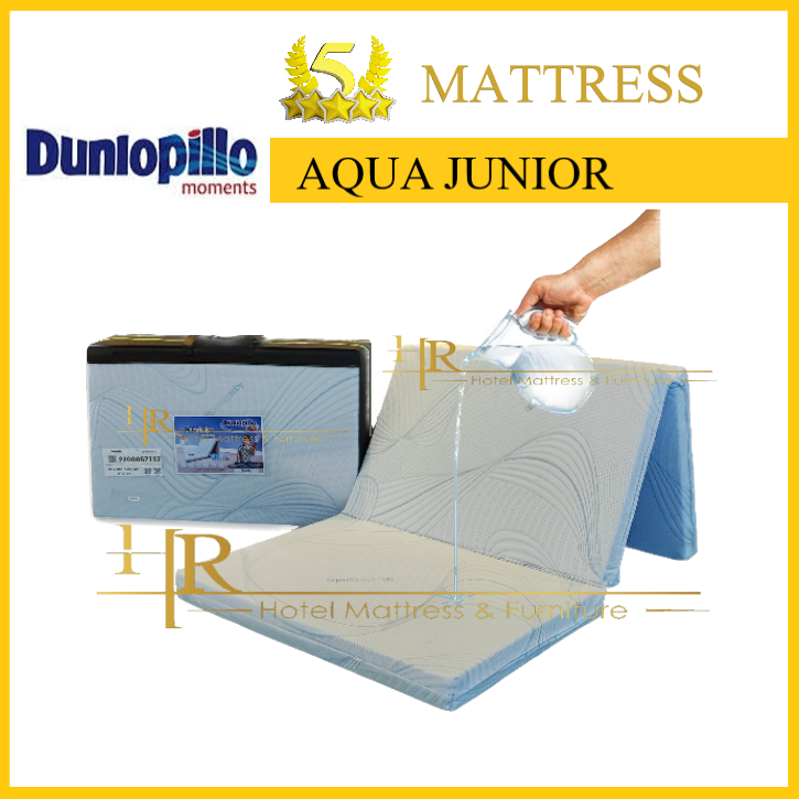 Dunlopillo Kids Waterproof Aqua junior Single Foldable HR Home Delivery