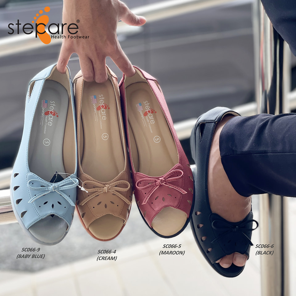 MEDIFEET - STEPCARE SC066 FAIRLADY PEEP TOE SHOES MEDICAL HEALTH SHOES ...