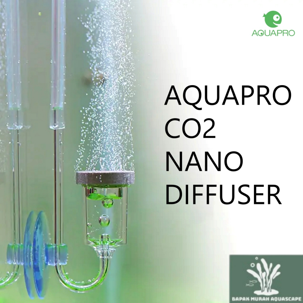 [Local Stock] AQUAPRO Nano CO2 Diffuser S/ M/ L/ Tiny CO2 Acccessories ...