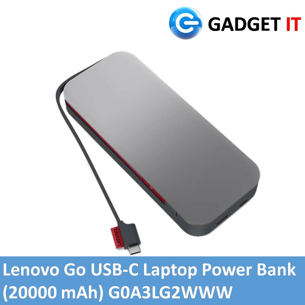 Lenovo Go USBC Laptop Power Bank (20000 mAh) G0A3LG2WWW Shopee Malaysia
