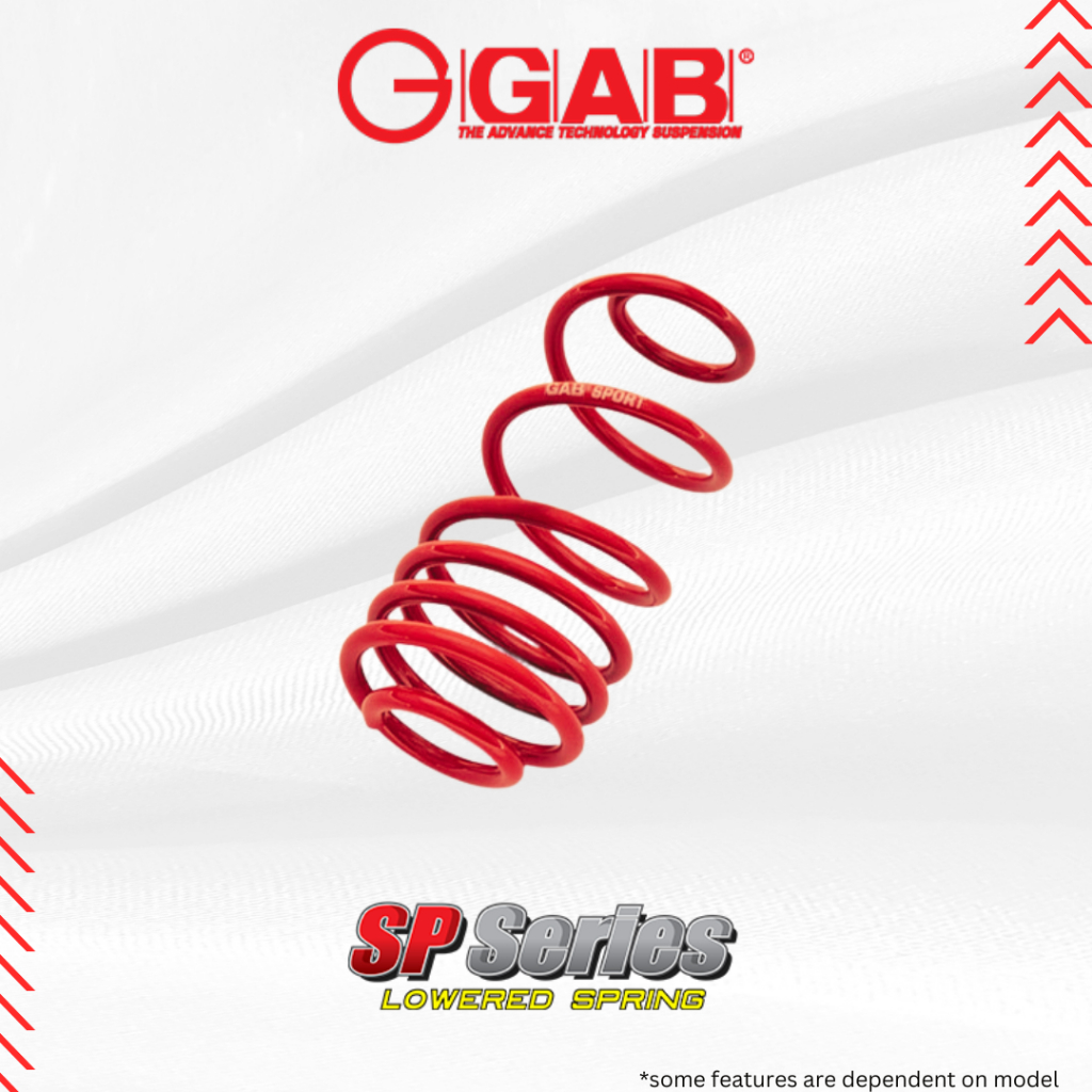 GAB SP Series PROTON WAJA Cool Sport Lowered Spring GAB Suspension