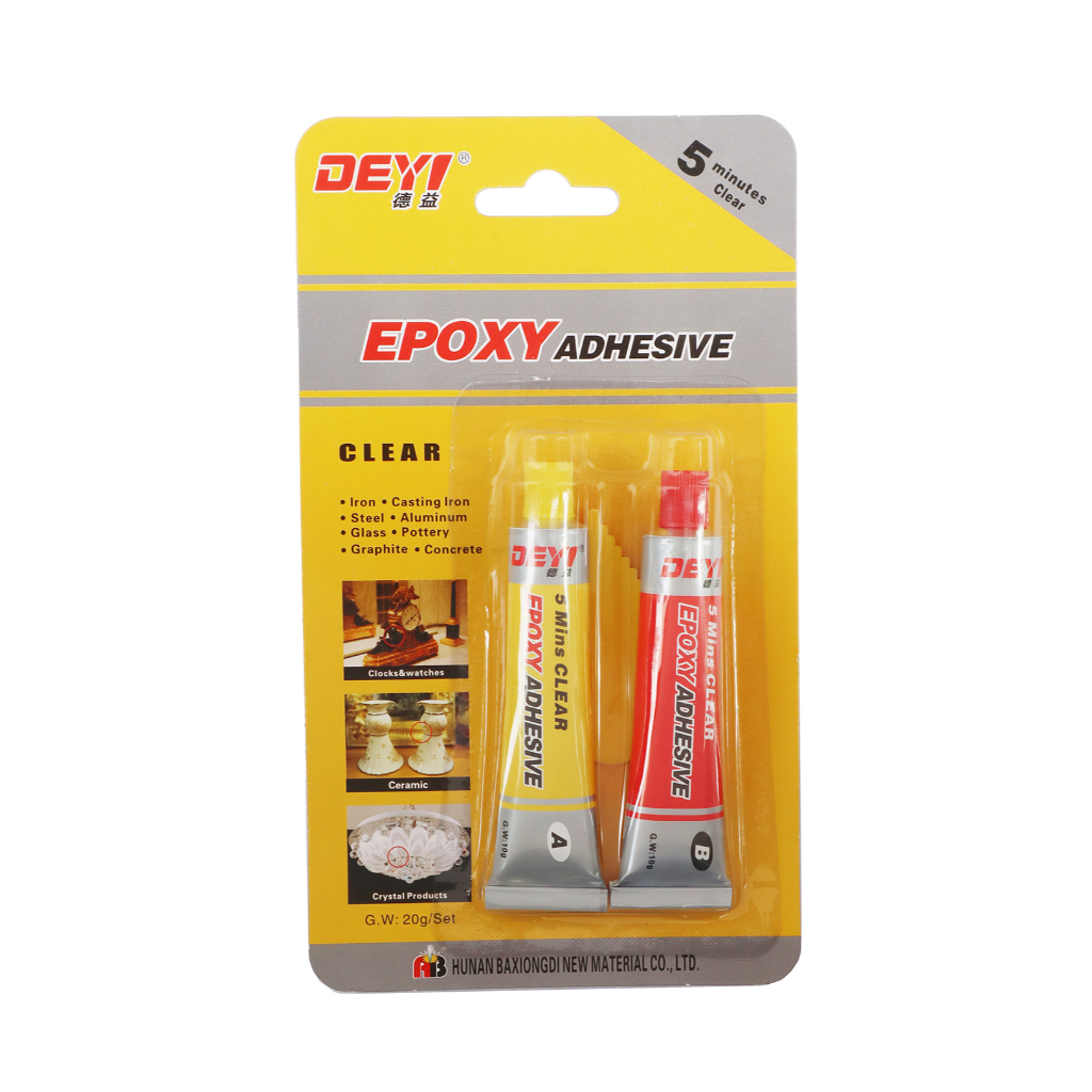 Deyi Fast Cure Epoxy Adhesive and Glue for Metal, Plastic, Ceramic 20gm