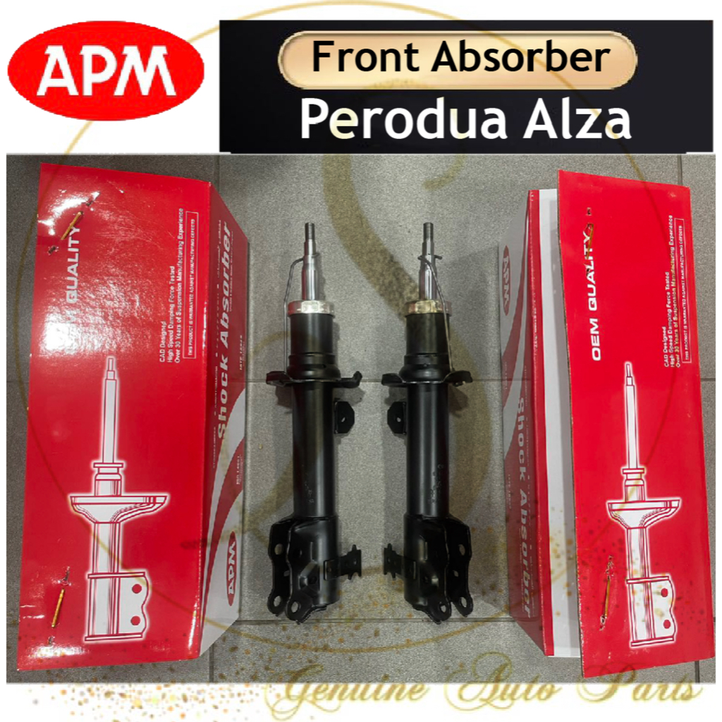 100 ORIGINAL APM FRONT ABSORBER GAS SHOCK PERODUA ALZA B3147M