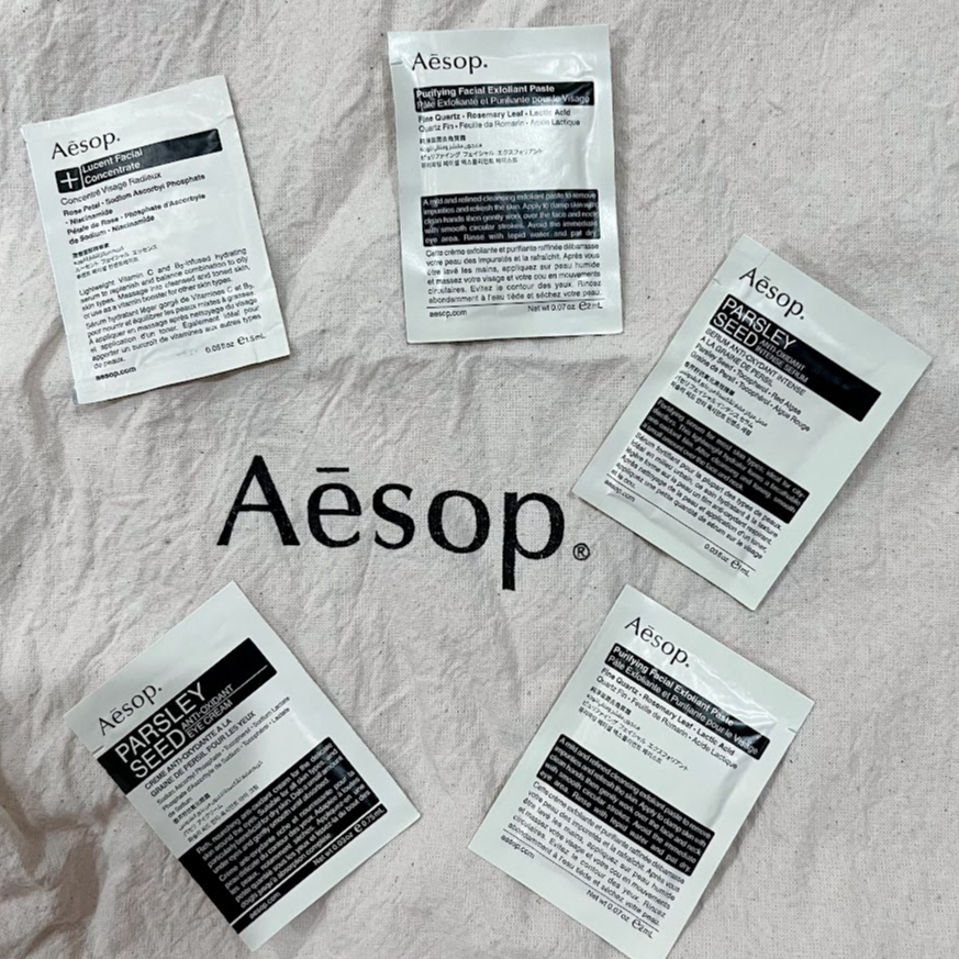 AESOP Original & Authentic Skincare Samples Trials Sachets (Cleanser
