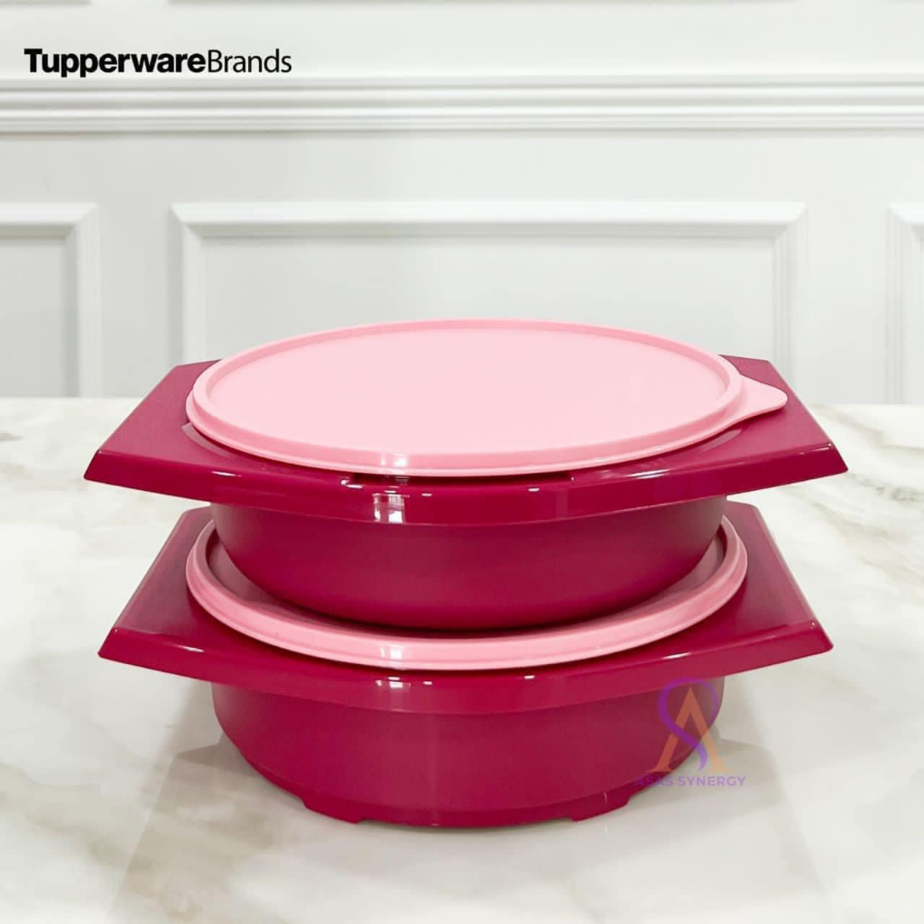 Tupperware Serving Bowl Set 1.8L Level Bowl/ Allegra Dessert Bird Nest