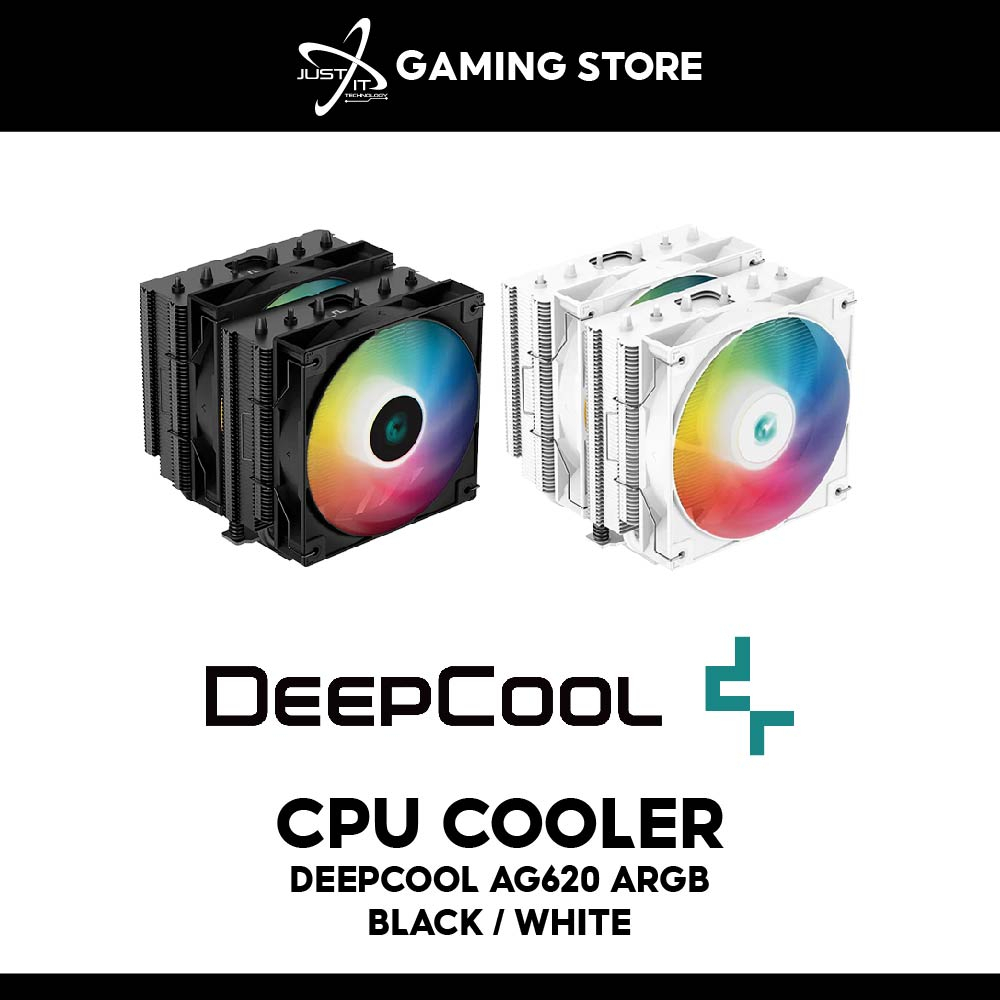 DEEPCOOL AG620 ARGB AIR COOLER ( BLACK / WHITE ) | Shopee Malaysia