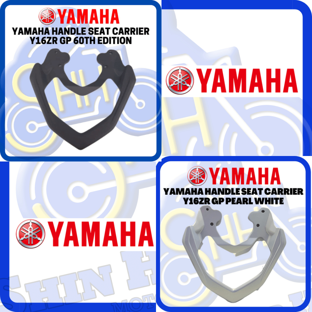 ORIGINAL YAMAHA HANDLE SEAT CARRIER Y16ZR Y16 GP 60TH ANNIVERSARY PEARL WHITE MBL2 BESI PEMEGANG