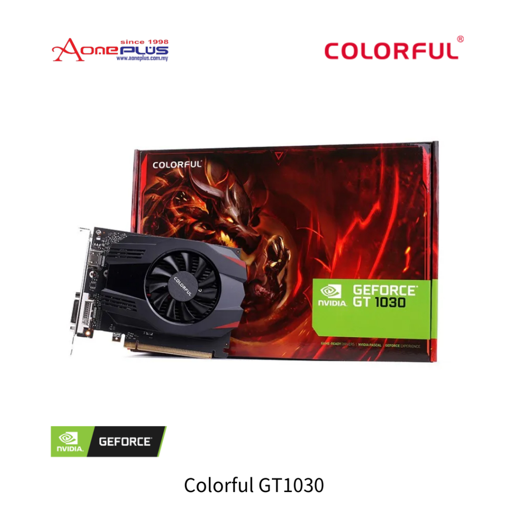 (AONE PLUS SS2) Colorful GT1030 4G-V DDR4 Graphic Card | Shopee Malaysia