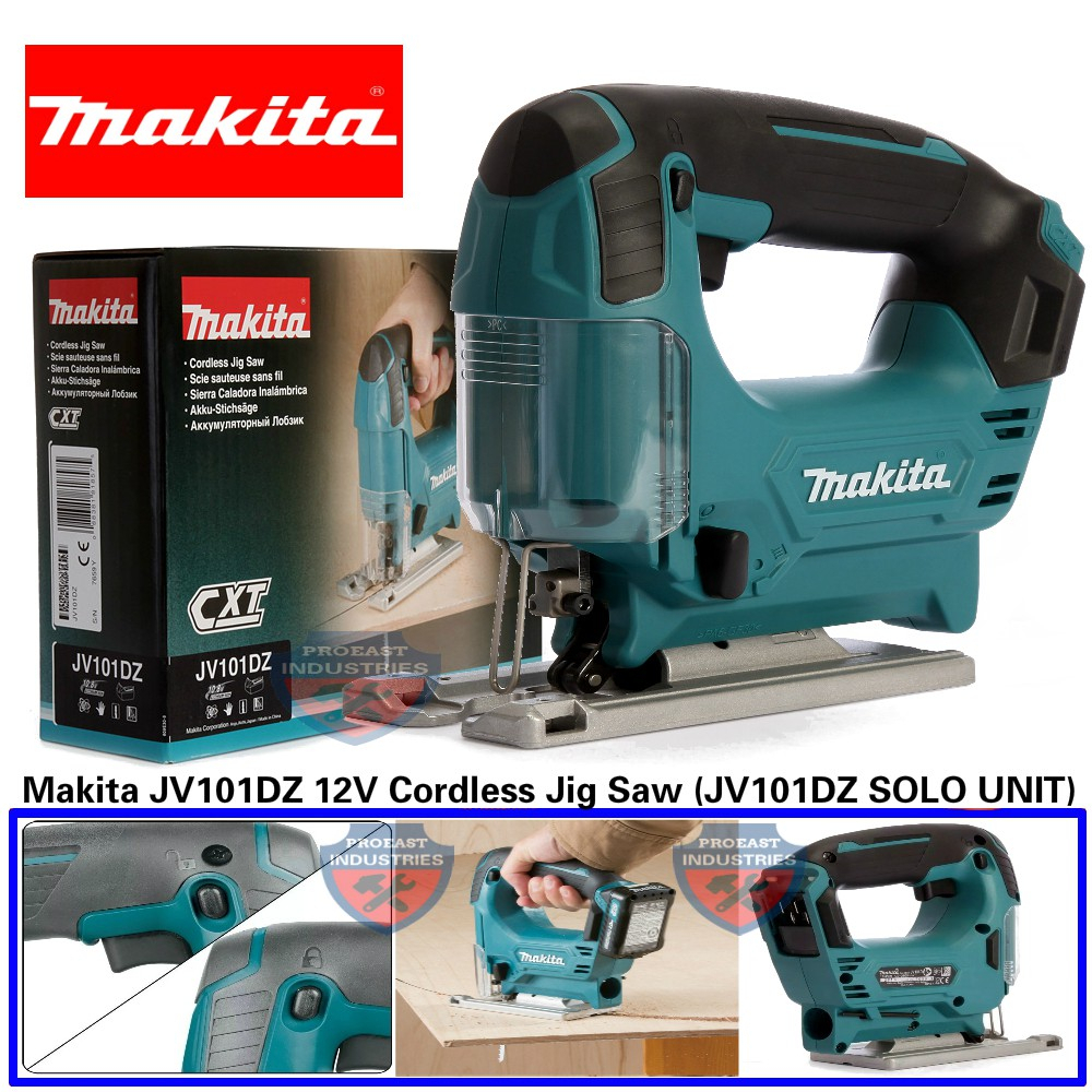 Makita 12v Cordless Jig Saw JV101DZ Max CXT (Solo W/O Charger & Battery ...