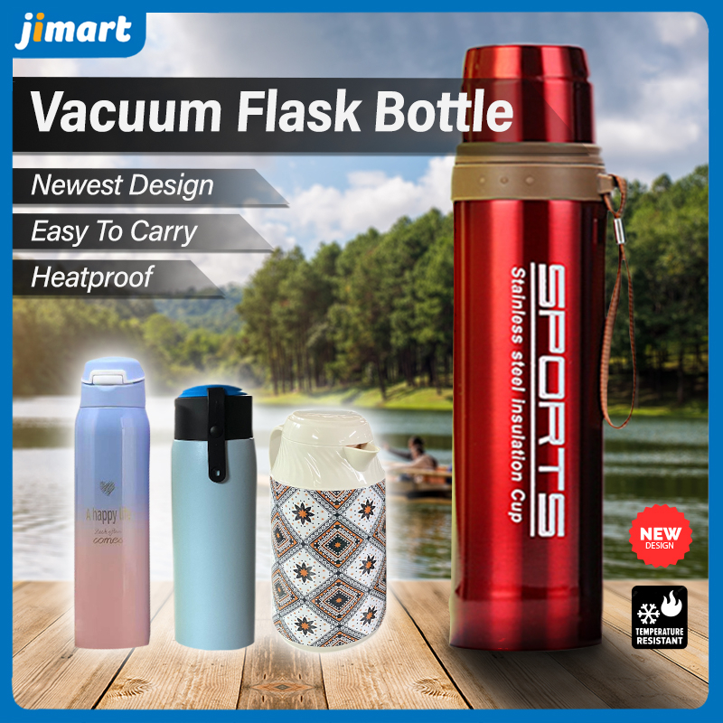 Jimart Thermos Bottle Stainless Steel Vacuum Flask Hot And Cold Drink ...