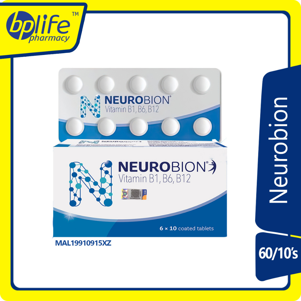 Neurobion Vitamin B1 B6 B12 Exp 0925 6010 Tablets Shopee Malaysia 4187