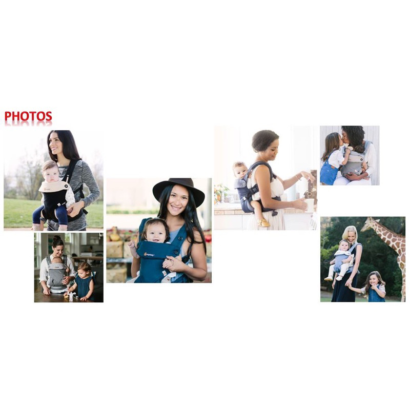 [USED] Ergo Baby Four Position 360 Baby Carrier Comfort Thru Ergonomics