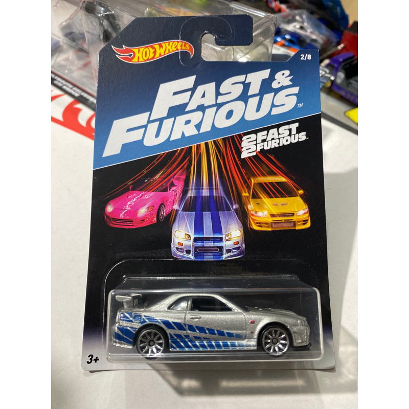 Hotwheels Nissan GT-R Brian R34 Skyline Fast furious 2Fast 2Furious ...