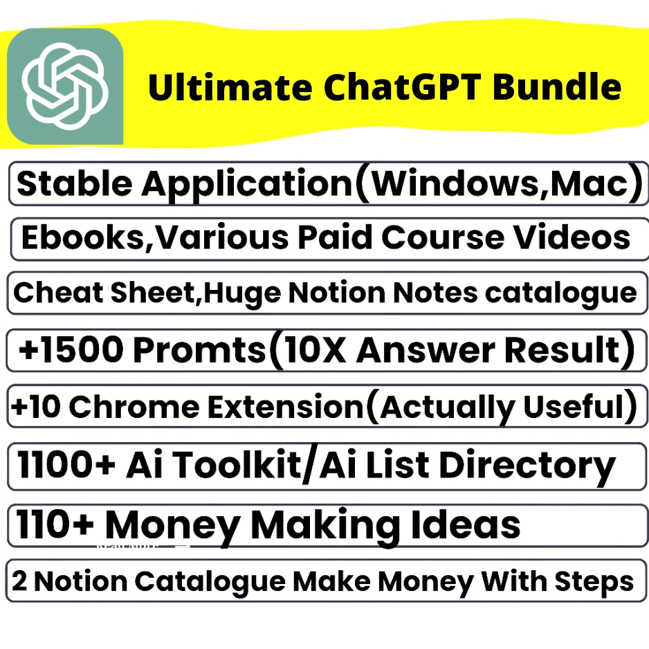 The Ultimate ChatGPT Resource Bundle: Master AI Conversations With ...