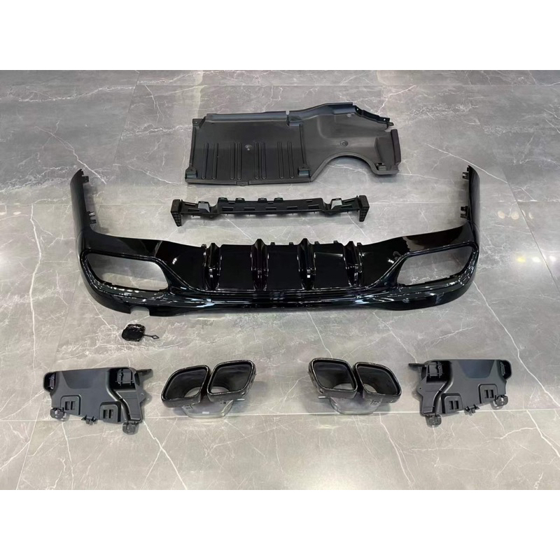 Mercedes Benz W206 2022 2023 2024 C class C63 Amg rear bumper diffuser ...