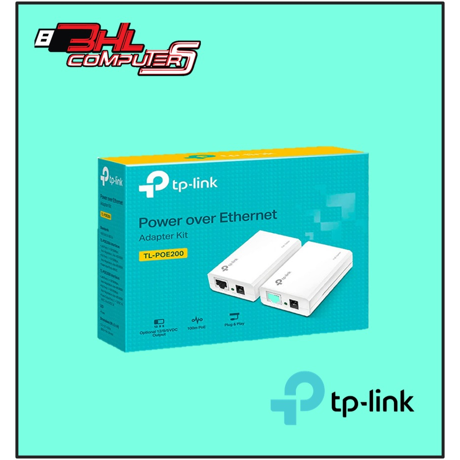 [ CLEARANCE ] TPLink TLPOE200 Power Over Adapter Kit