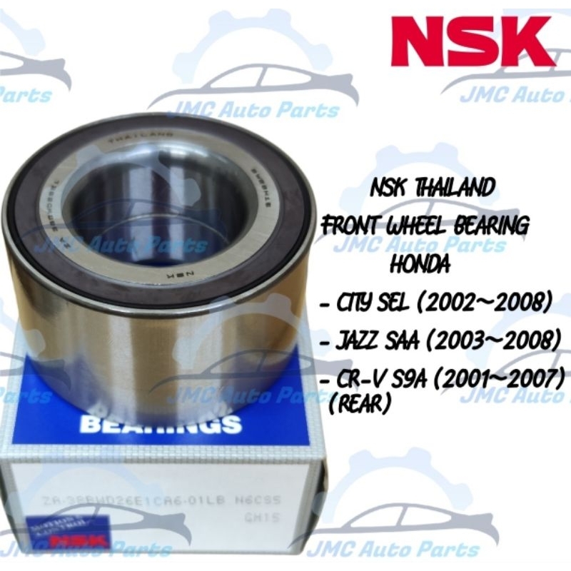 HONDA CITY SEL / JAZZ SAA FRONT ( 38BWD26 ) WHEEL BEARING / HONDA CRV ...