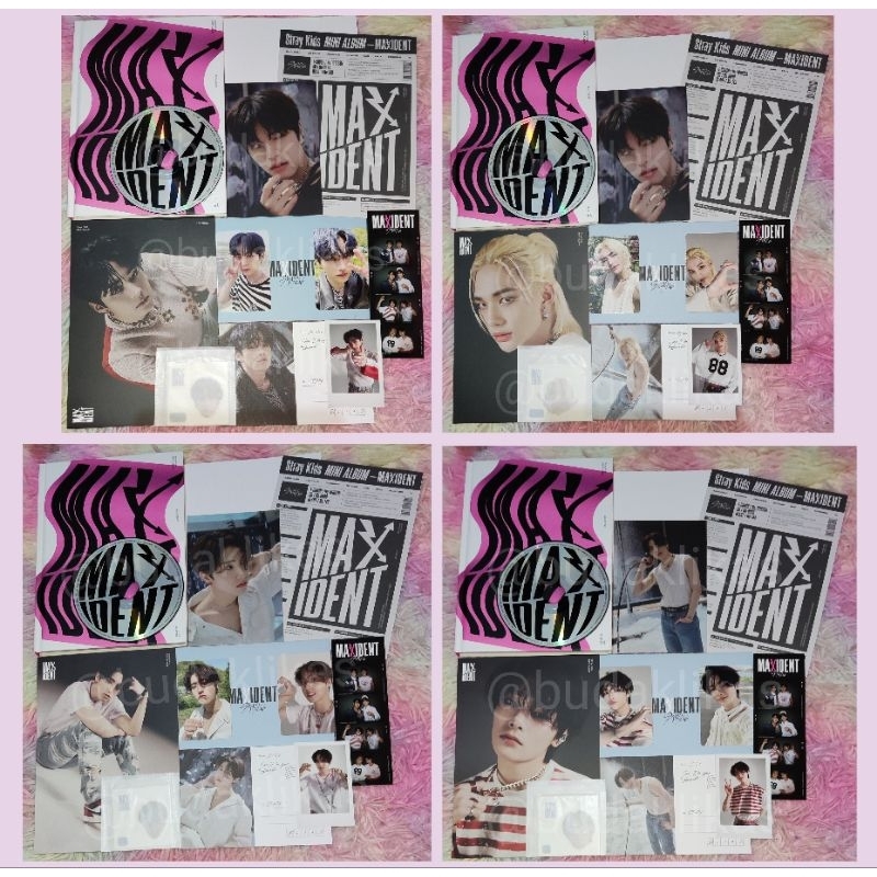 スキズ　straykids maxident shopee コンプ STRAY KIDS Mini Album MAXIDENT Shopee Limited Official Photocard