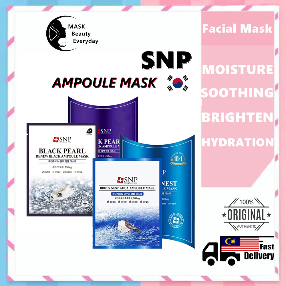 SNP Bird's Nest Aqua Ampoule Mask (25ml x 10sheets) BIRD'S NEST ...