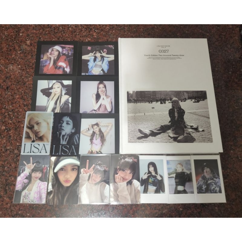 Blackpink Lisa Lalisa 0327 vol 4 YG POB Photocard Photobook