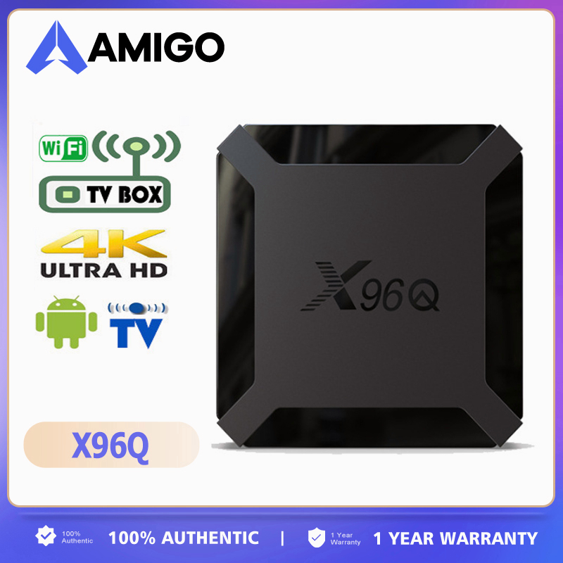 X96Q Android Smart Tv Box 4K/Quad/4GB/64GB/Android10