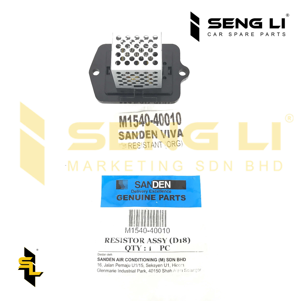 ORIGINAL SANDEN PERODUA VIVA RESISTOR AIRCOND BLOWER M154040010