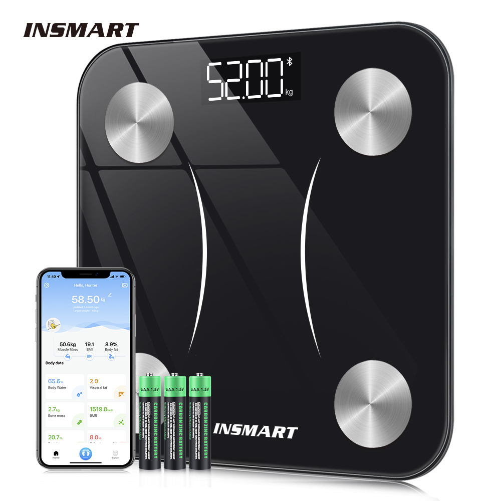 Insmart In Bluetooth Bmi Weight Scale Body Fat Smart Body Digital Fat Weighing Scale