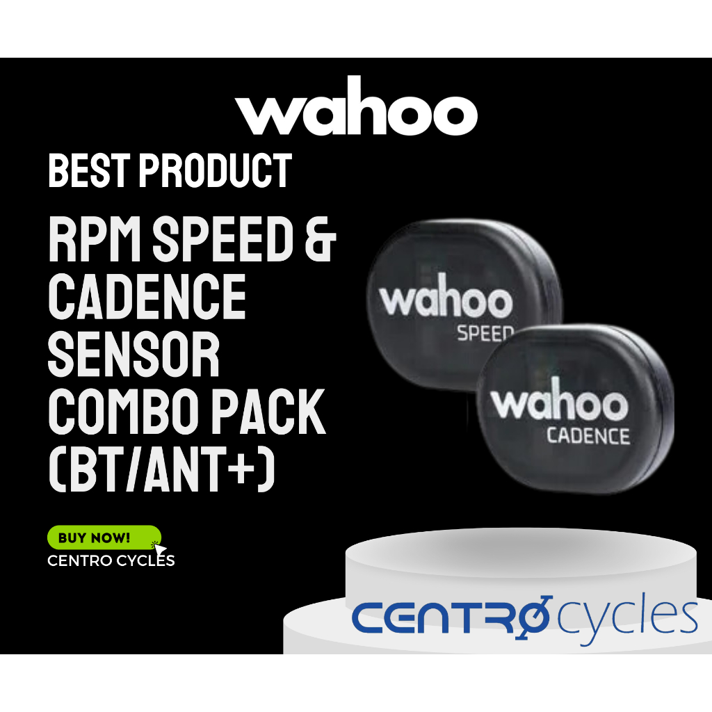 wahoo: RPM Speed & Cadence Sensor Combo Pack (BT/ANT+) | Shopee Malaysia