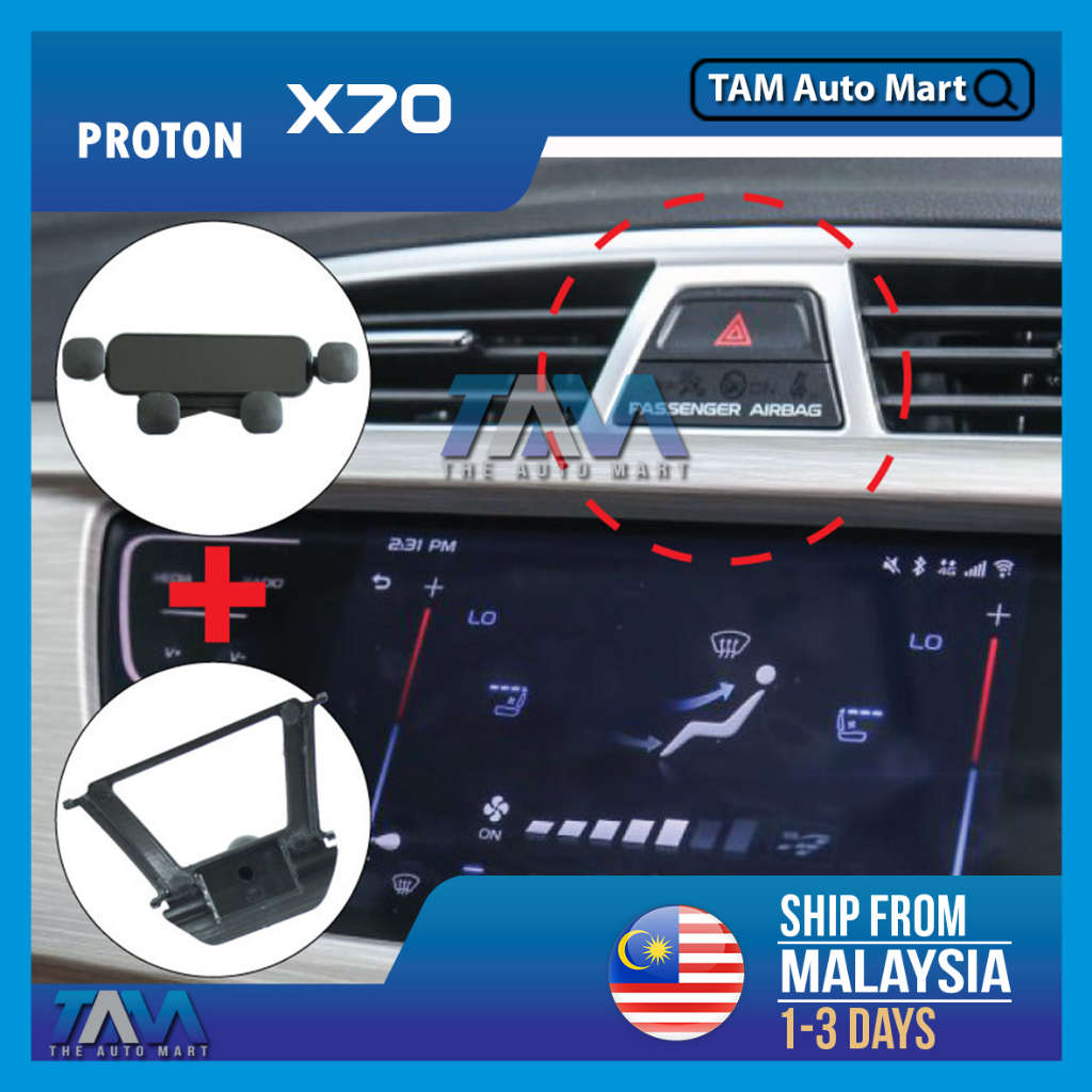 Proton X70 2018 - 2023 Car Phone Holder Car Accessories TAM Auto Mart ...