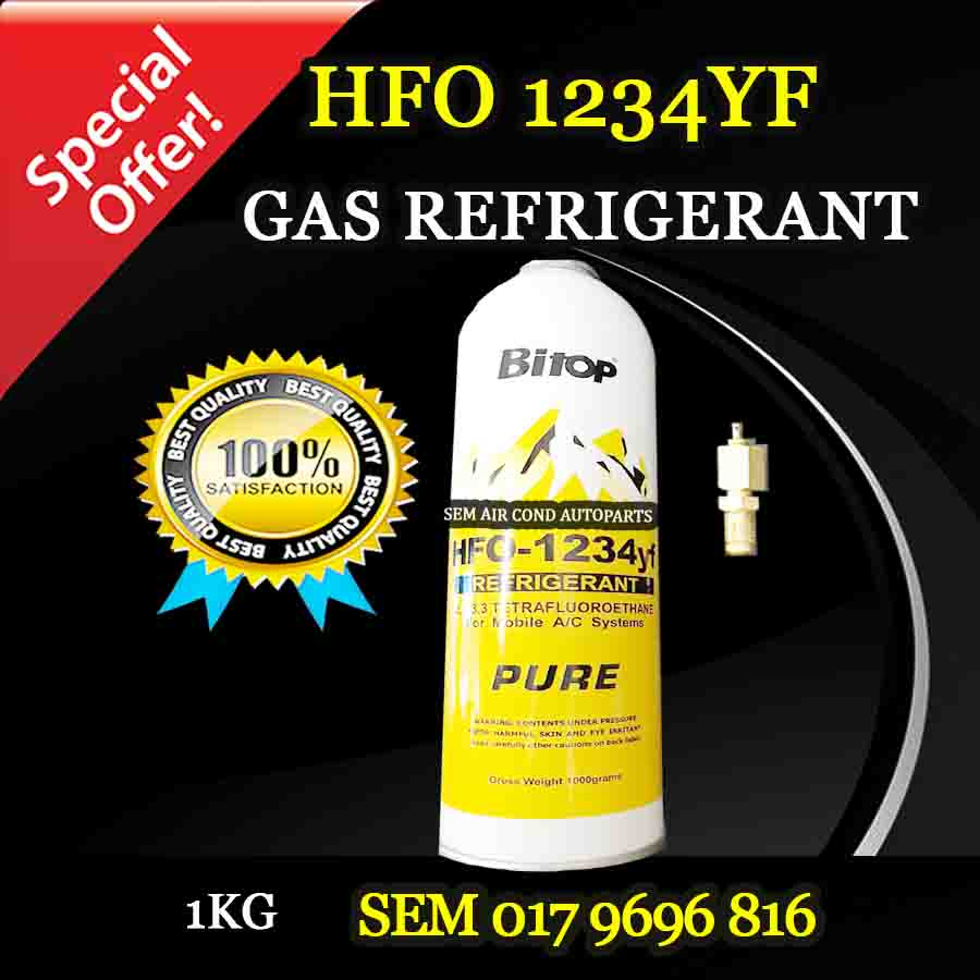 R1234YF/ HFO 1234YF AIRCOND REFRIGERANT GAS (CAR AIRCOND SYSTEM