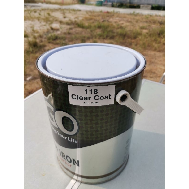 Hugo 5L 2K Clear Coat / Epoxy Floor Paint / Metal / Besi / Kayu / Wood