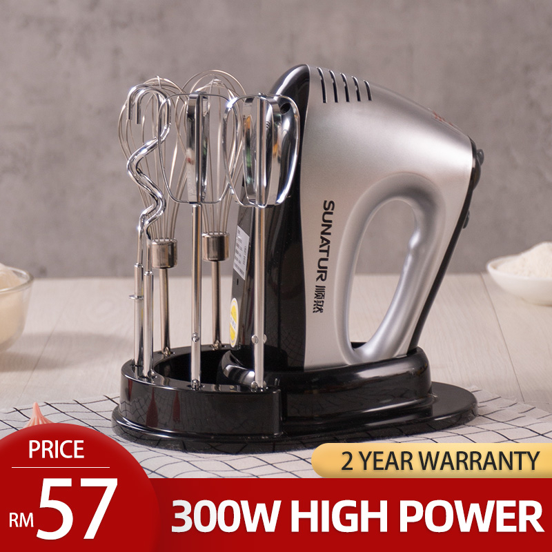 SUNATUR Cake Beater Electric Cream Whip Hand Mixer Shopee Malaysia
