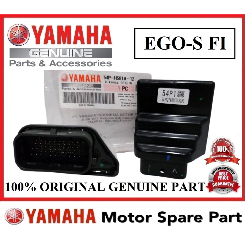 (100% ORIGINAL) YAMAHA EGO-S FI ECU UNIT // 54P-H591A-12 UNITS EGOSFI