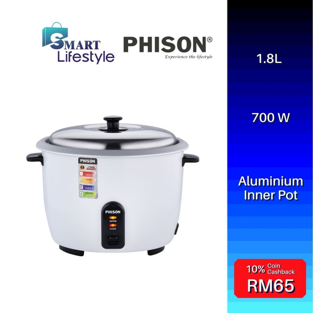 Phison Rice Cooker (1.8L) PRC8318 Shopee Malaysia