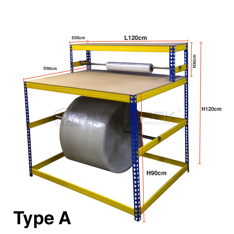 🐘[FREE SHIPPING] HYPERACK™️ Heavy Duty Packaging Table Online Seller ...