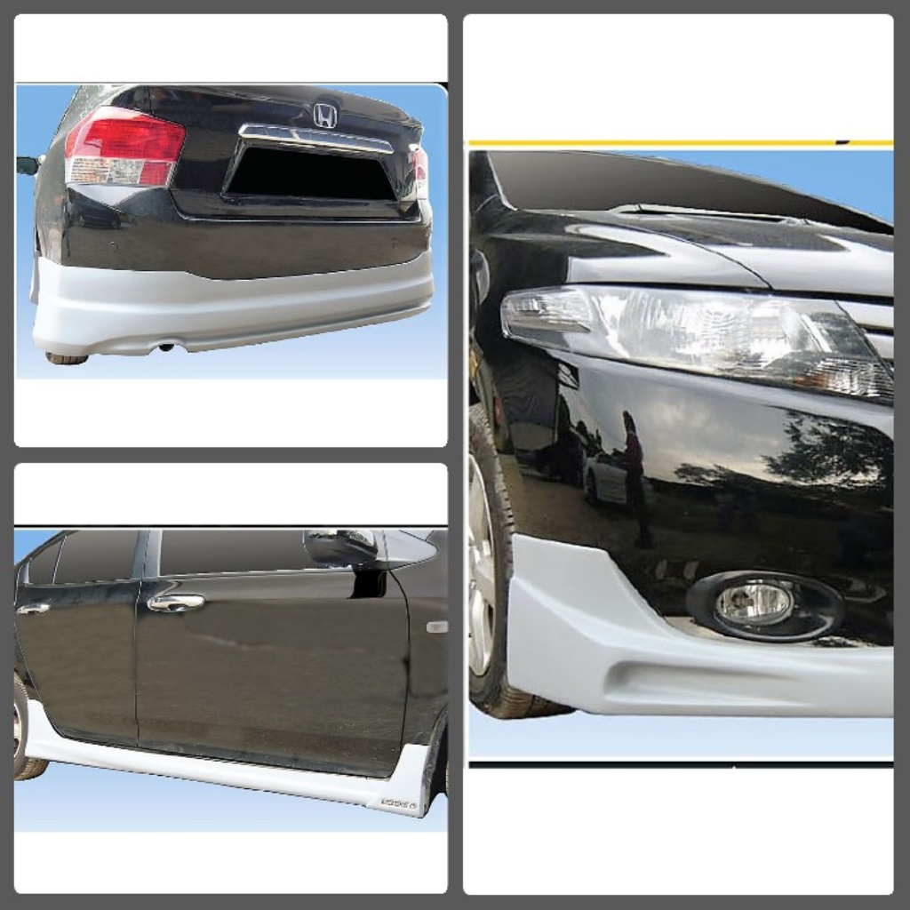 Honda City 5th Generation 2009 Mugen Skirting Body Kit PU Ready Stock