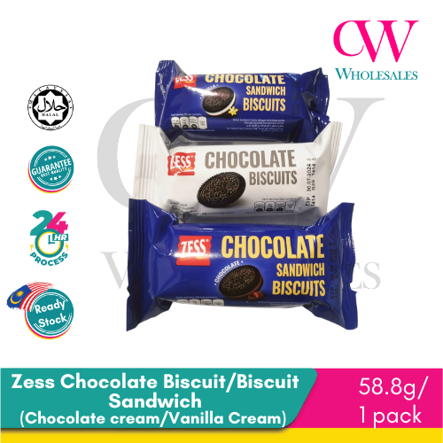 Zess Chocolate Biscuits Chocolate Sandwich Biscuit Vanilla Chocolate