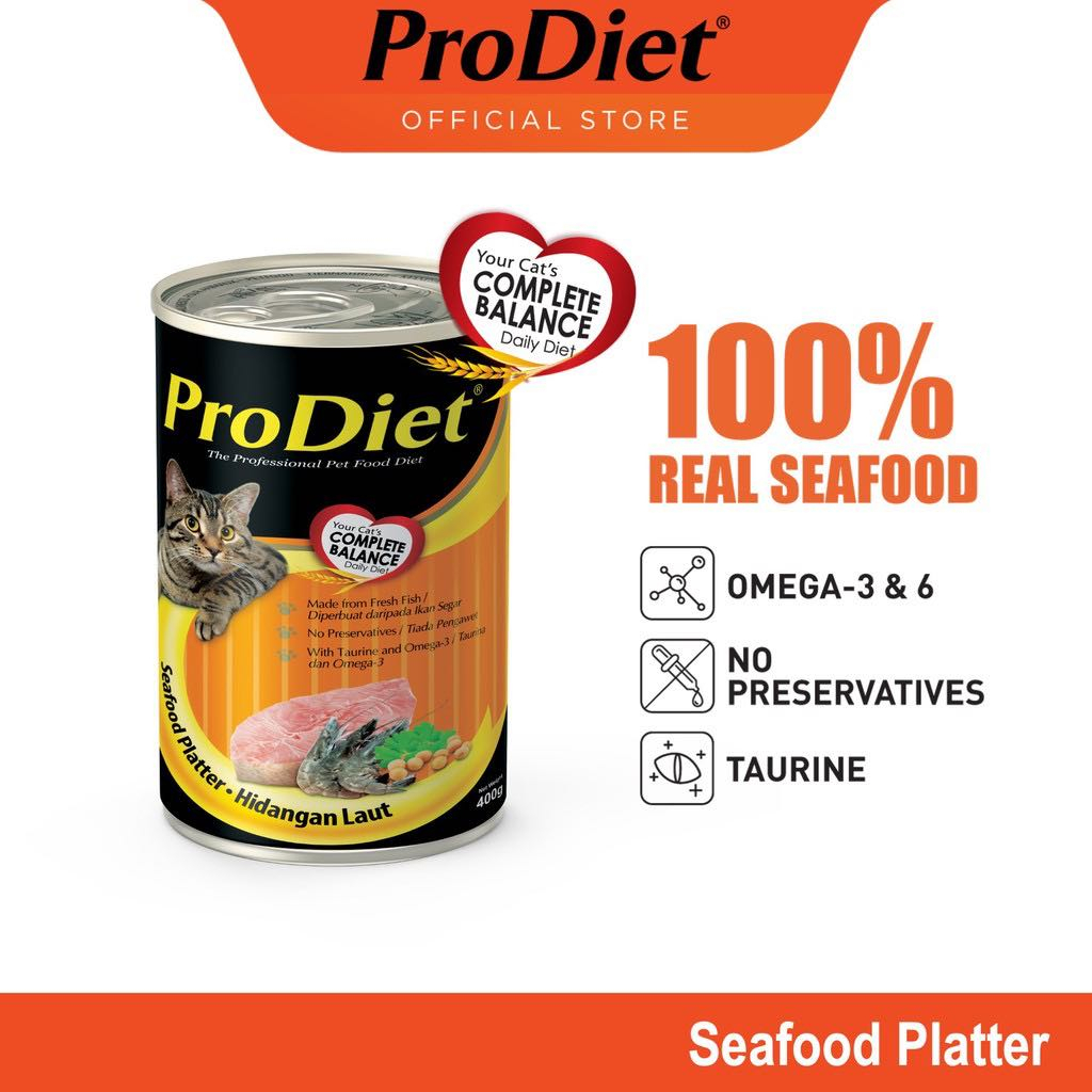 ProDiet Wet Cat Food Adult - Ocean Fish/ Mackerel/ Chicken & Tuna/ Tuna ...