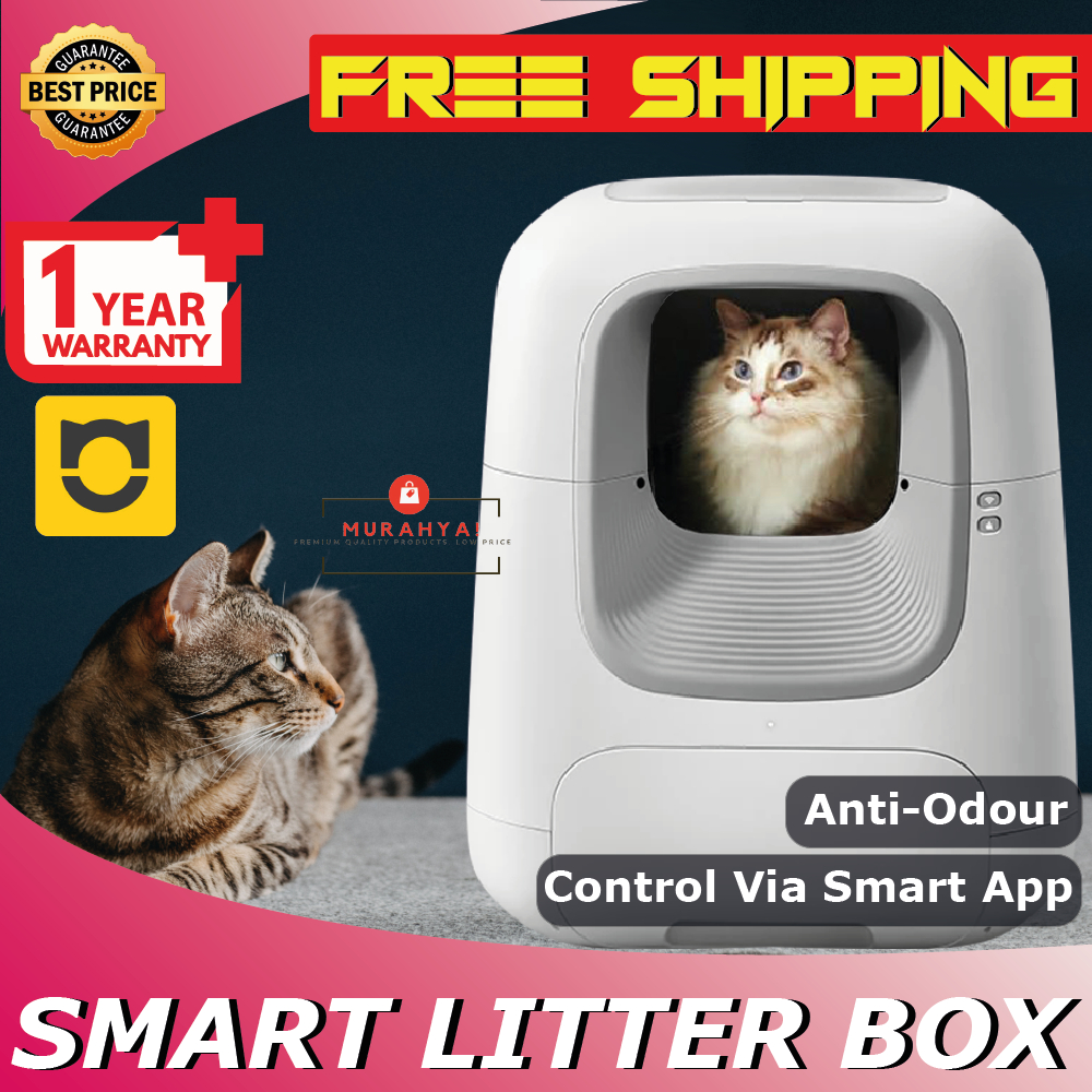 Catta Cat Litter Box Automatic Large Tandas Kucing Automatik Besar Cat