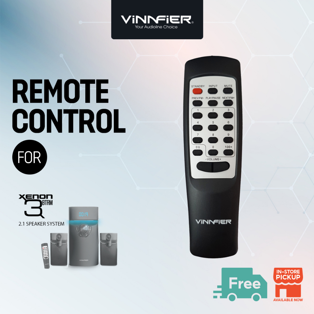 Vinnfier Remote Control for Xenon 3 BTRM Shopee Malaysia